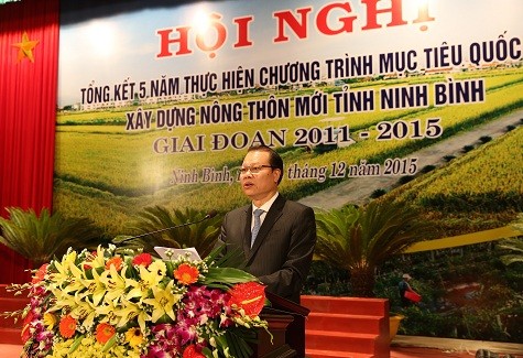 Ninh Binh reviews 5 years of new rural development - ảnh 1